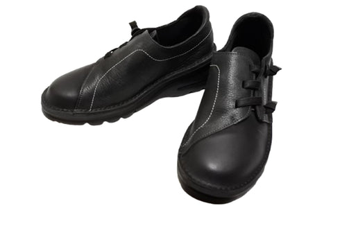 【TODAY'S 0118 ブラック】国産本革軽量4Eゴムベルトスリッポン