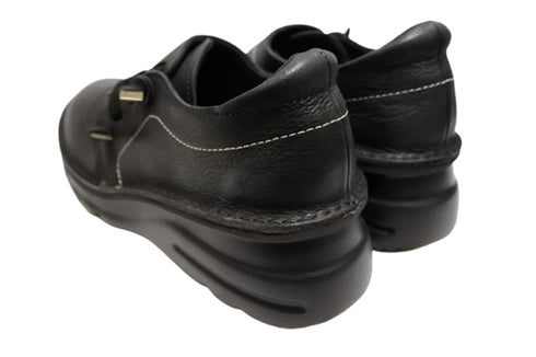 【TODAY'S 0118 ブラック】国産本革軽量4Eゴムベルトスリッポン