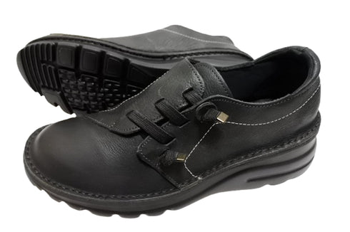 【TODAY'S 0118 ブラック】国産本革軽量4Eゴムベルトスリッポン