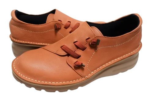 【TODAY'S 0118 トマト】国産本革軽量4Eゴムベルトスリッポン