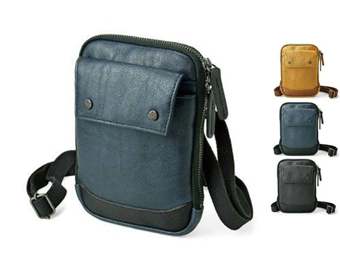 【豊岡鞄 BAGGEX 131106 キャメル】曉 アカツキ ウォレットショルダーバッグ