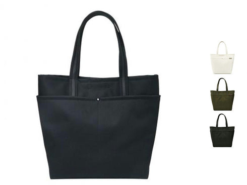 【豊岡鞄 LUGGEX 131144 アイボリー】トートバッグ Canvas+ L