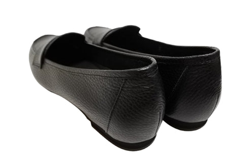 【arui_toe 1702 ブラック】イタリアンレザー本革軽量ローファー