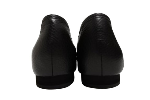 【arui_toe 1702 ブラック】イタリアンレザー本革軽量ローファー