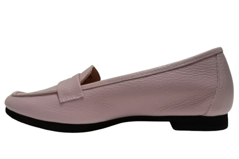 【arui_toe 1702 ラベンダー】イタリアンレザー本革軽量ローファー