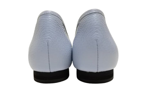 【arui_toe 1702 サックスブルー】イタリアンレザー本革軽量ローファー