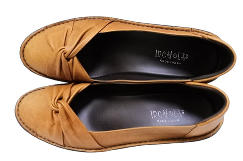 【インコルジェ 3232 ブラウン】ターバンリボンパンプス