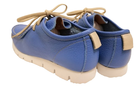 【arui_toe 3590 ヒヤシンス】本革コンフォートモカシン靴紐シューズ