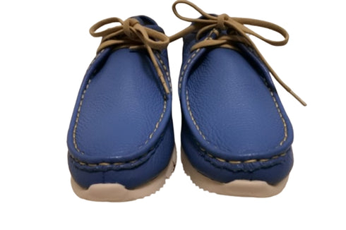 【arui_toe 3590 ヒヤシンス】本革コンフォートモカシン靴紐シューズ