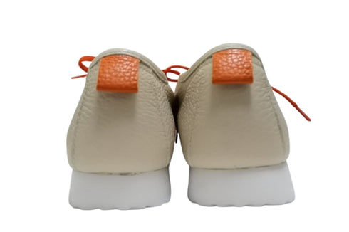 【arui_toe 3590 サンドベージュ】本革コンフォートモカシン靴紐シューズ
