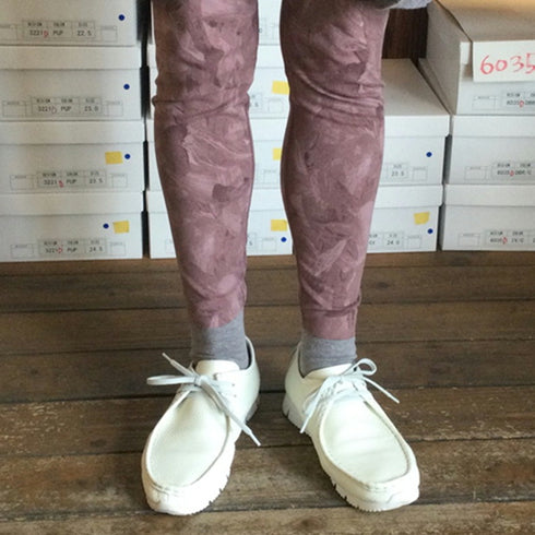 【arui_toe 3590 サンドベージュ】本革コンフォートモカシン靴紐シューズ