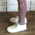 【arui_toe 3590 サンドベージュ】本革コンフォートモカシン靴紐シューズ