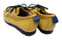 【arui_toe 3590 イエロー】本革コンフォートモカシン靴紐シューズ