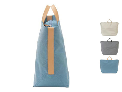 【豊岡鞄 足立 3601 グレー】ALBAPIE For the Blue トートバッグ