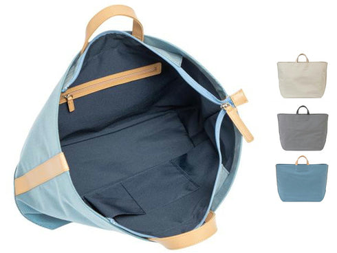 【豊岡鞄 足立 3601 グレー】ALBAPIE For the Blue トートバッグ