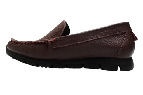 【arui_toe 3950 バーガンディー】本革コンフォートスリッポン