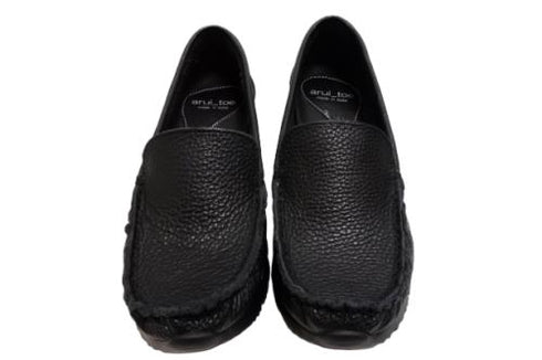【arui_toe 3950 ブラック】本革コンフォートスリッポン