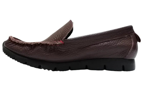 【arui_toe 3950 ブルーレッド】本革コンフォートスリッポン