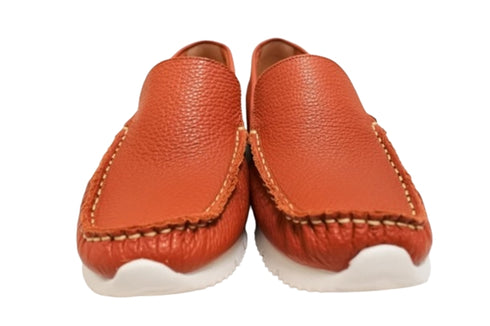 【arui_toe 3950 テラコッタ】本革コンフォートスリッポン