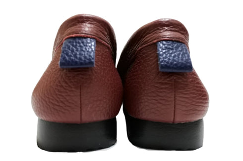 【arui_toe 3950 ワイン】本革コンフォートスリッポン