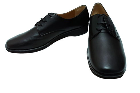 【…AShiOtO 3EA1536 ブラック】超軽量国産牛革マニッシュシューズ