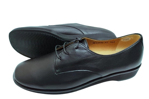 【…AShiOtO 3EA1536 ブラック】超軽量国産牛革マニッシュシューズ