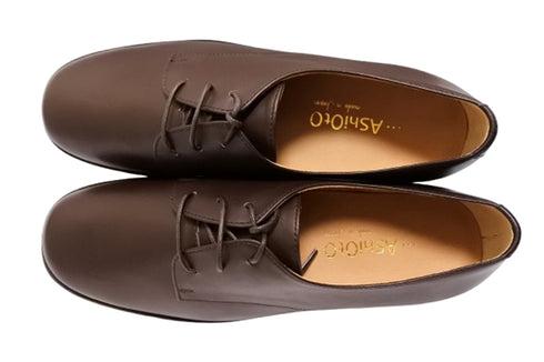 【…AShiOtO 3EA1536 ダークブラウン】超軽量国産牛革マニッシュシューズ