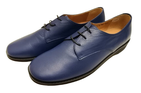 【…AShiOtO 3EA1536 ネイビー】超軽量国産牛革マニッシュシューズ