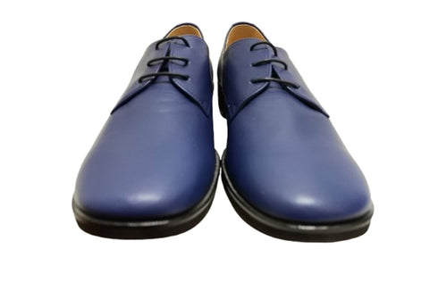 【…AShiOtO 3EA1536 ネイビー】超軽量国産牛革マニッシュシューズ