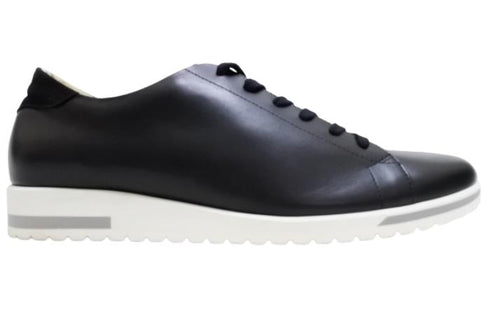 【…AShiOtO 3EA1541 ブラック】超軽量 国産レザースニーカー 3Eワイズ