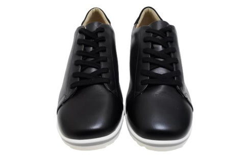 【…AShiOtO 3EA1541 ブラック】超軽量 国産レザースニーカー 3Eワイズ