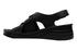 【インコルジェ4212 ブラック】バックベルトデザインサンダル