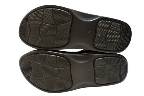 【インコルジェ4224 ダークパープル】本革ダブルベルトデザインサンダル