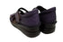 【インコルジェ4224 ダークパープル】本革ダブルベルトデザインサンダル