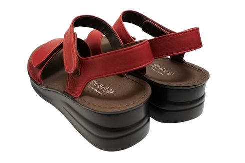 【インコルジェ4236 ワイン】アンクルベルトセパレートサンダル