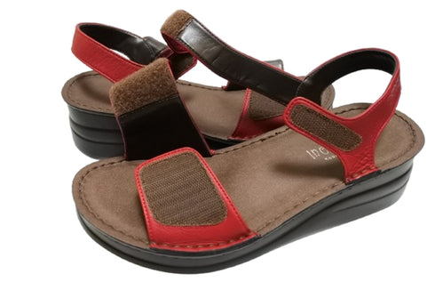 【インコルジェ4236 ワイン】アンクルベルトセパレートサンダル