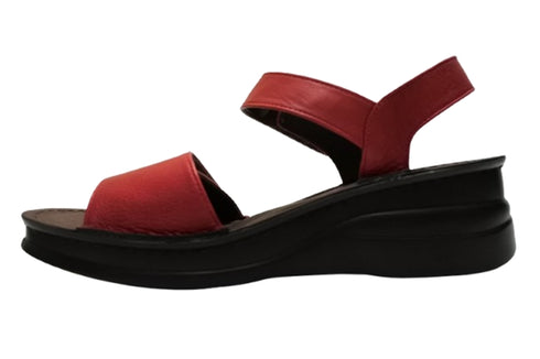 【インコルジェ4236 ワイン】アンクルベルトセパレートサンダル