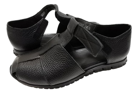 【arui_toe 5080 ブラック】本革軽量グルカサンダル