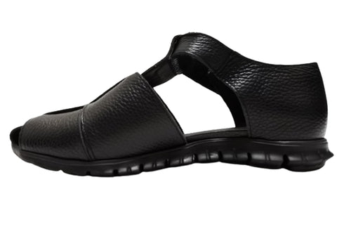 【arui_toe 5080 ブラック】本革軽量グルカサンダル