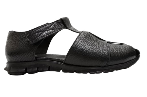 【arui_toe 5080 ブラック】本革軽量グルカサンダル