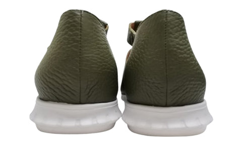 【arui_toe 5080 カーキ】本革軽量グルカサンダル