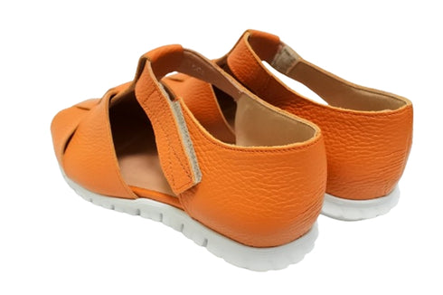 【arui_toe 5080 オレンジ】本革軽量グルカサンダル