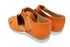 【arui_toe 5080 オレンジ】本革軽量グルカサンダル