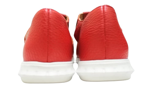 【arui_toe 5080 レッド】本革軽量グルカサンダル