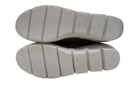 【arui_toe 5081 グレージュ】本革軽量厚底チャッカブーツ