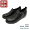 【arui_toe 5082 ブラック】本革軽量厚底スリッポンシューズ