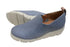 【arui_toe 5082 サックスブルー】本革軽量厚底スリッポンシューズ