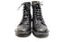 【インコルジェ 5501 ブラック】ウエッジタンクソール靴紐ハイカットブーツ