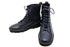 【インコルジェ 5501 ダークネイビー】ウエッジタンクソール靴紐ハイカットブーツ