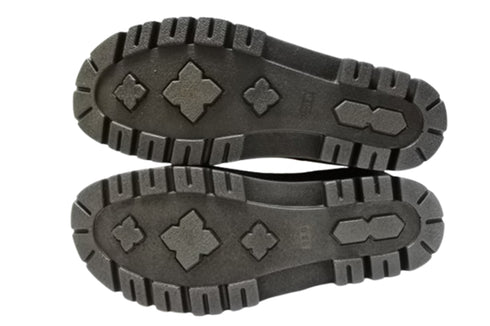 【インコルジェ 5501 ダークワイン】ウエッジタンクソール靴紐ハイカットブーツ